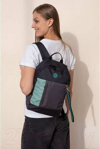 Изображение товара Рюкзак Grizzly RXL-327-3 (черный/мятный)