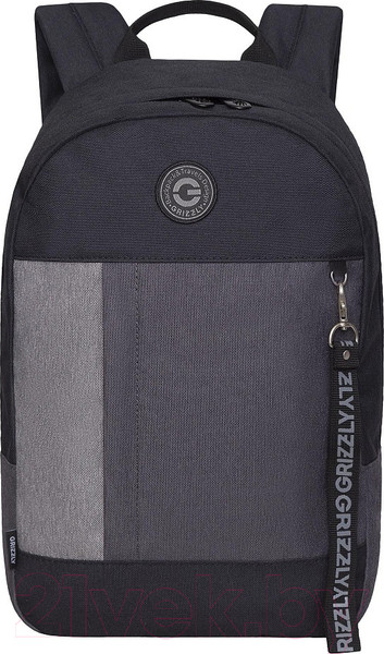 Изображение товара Рюкзак Grizzly RXL-327-3 (черный/серый)