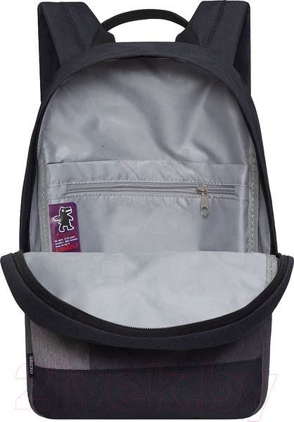 Изображение товара Рюкзак Grizzly RXL-327-3 (черный/серый)