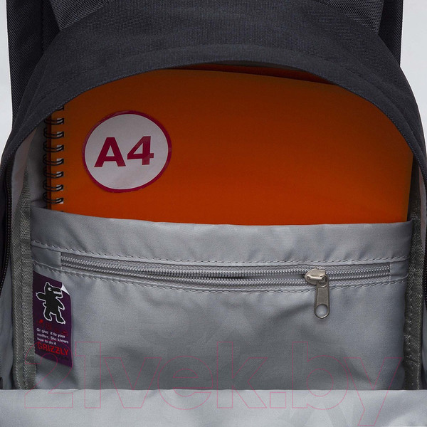 Изображение товара Рюкзак Grizzly RXL-327-3 (черный/серый)