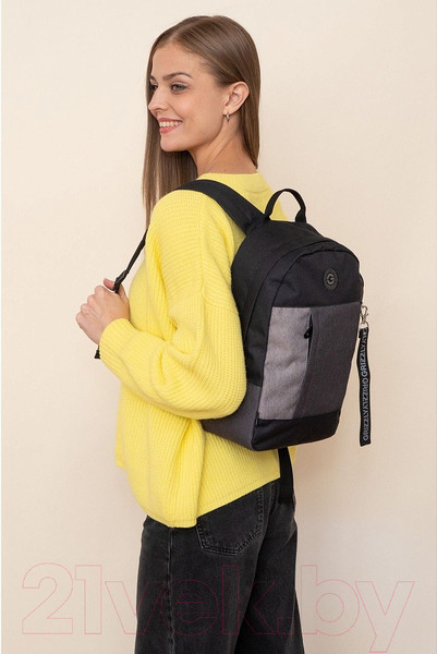 Изображение товара Рюкзак Grizzly RXL-327-3 (черный/серый)