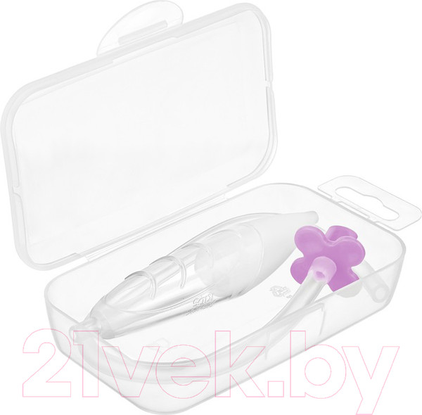 Изображение товара Аспиратор детский ROXY-KIDS С мягким наконечником / RND-27-116ML (сиреневый)