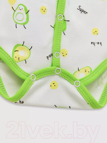 Изображение товара Боди для малышей Топотушки Авокадо с царапками / 6740-62