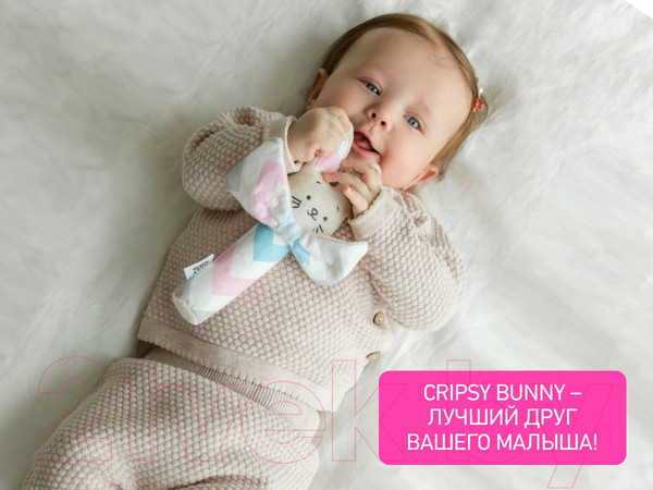 Изображение товара Развивающая игрушка Roxy-Kids Crispy Bunny / RCRB-003-Z (зигзаг)
