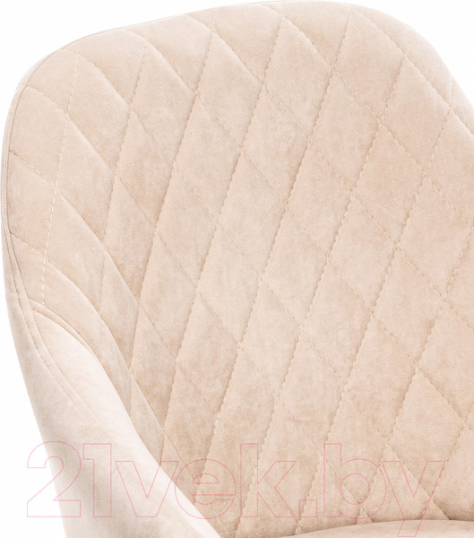 Изображение товара Стул Импэкс Leset Слим с подлокотниками (белый/велюр бежевый)
