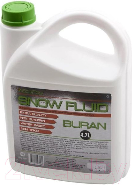 Изображение товара Жидкость для генератора снега EcoFog EF-Buran