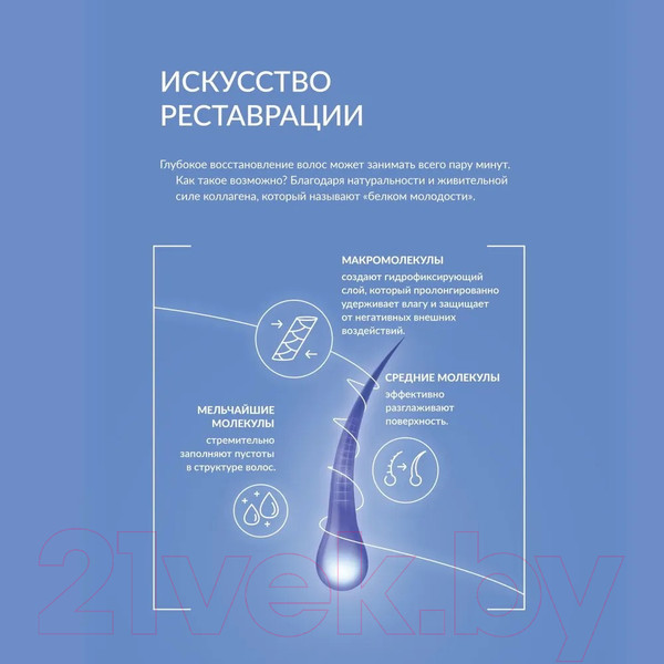 Изображение товара Набор косметики для волос Estel Luxury Collagen Haute Couture Шампунь 300мл+Бальзам 250мл