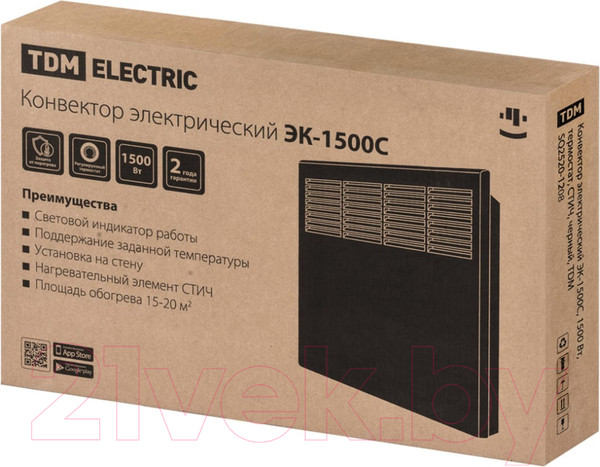 Изображение товара Конвектор TDM ЭК-1500С / SQ2520-1208
