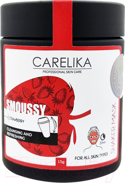 Изображение товара Маска для лица альгинатная Carelika Smoussy Algae Shaker Mask Cleaning And Refreshing CPSMS015P (15г)