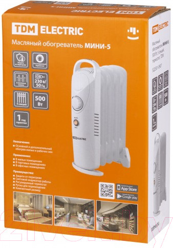 Изображение товара Масляный радиатор TDM МИНИ-5 / SQ2501-0907