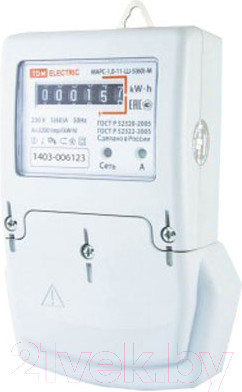 Изображение товара Счетчик электроэнергии электронный TDM SQ1105-0029