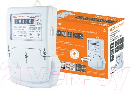 Изображение товара Счетчик электроэнергии электронный TDM SQ1105-0029