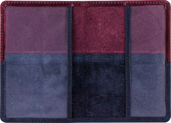 Изображение товара Обложка на паспорт OfficeSpace Duo / 311100 (бордовый/синий)