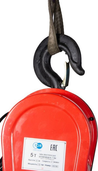Изображение товара Таль электрическая TOR ТЭШ (DHS) 5т 6м / 1285062