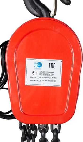 Изображение товара Таль электрическая TOR ТЭШ (DHS) 5т 6м / 1285062