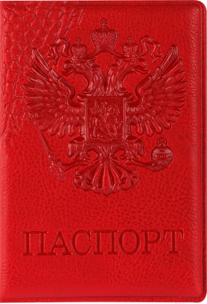 Изображение товара Обложка на паспорт OfficeSpace Герб / 311119 (красный)