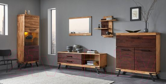 Изображение товара Полка Dipriz Flevers 72 Д.7430-10 (дуб натуральный)