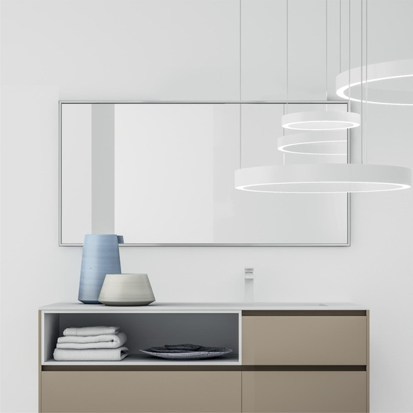 Изображение товара Зеркало Алмаз-Люкс M-423 (100x50см, в алюминиевой раме)