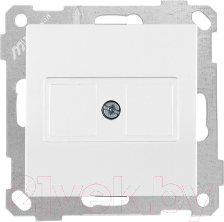 Изображение товара Декоративная заглушка для розетки Mutlusan 2100-121-0201 (белый)