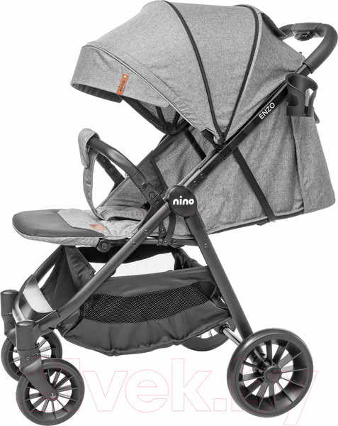 Изображение товара Детская прогулочная коляска NINO Enzo (серый)