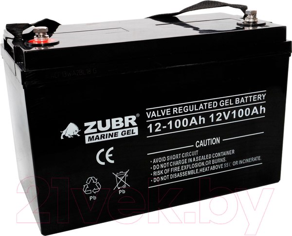 Изображение товара Аккумулятор лодочный Zubr Marine Gel NPG 12-100Ah (100 А/ч)