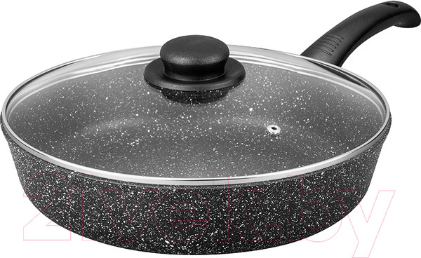 Изображение товара Сковорода Elan Gallery Гармония вкуса / 120247 (черный мрамор)