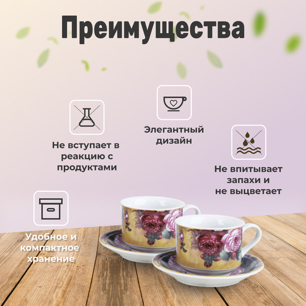 Изображение товара Набор для чая/кофе Rosenberg R-115125