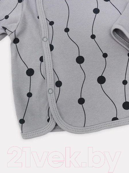 Изображение товара Распашонка Rant Hugs And Kisses / 5373-74 (pattern Grey, р.74)