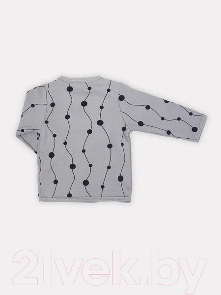 Изображение товара Распашонка Rant Hugs And Kisses / 5373-74 (pattern Grey, р.74)