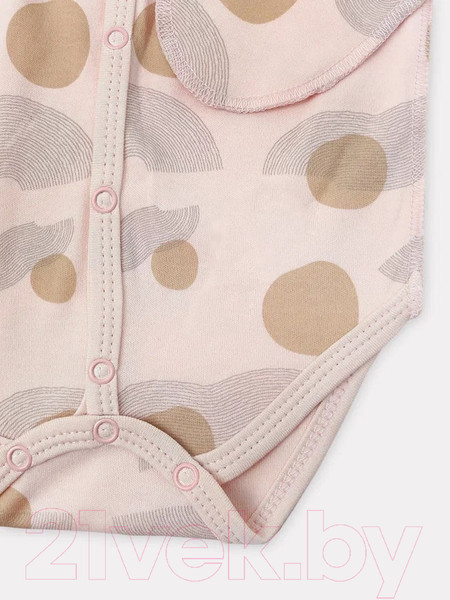 Изображение товара Боди для малышей Rant Hugs And Kisses / HK_PP67-56 (Pattern Pink, р.56)