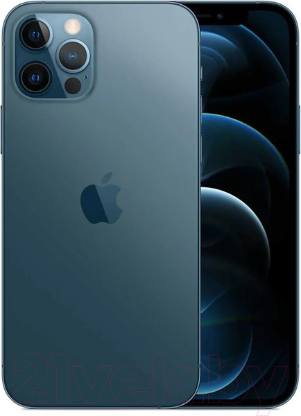 Изображение товара Смартфон восстановленный Apple iPhone 12 Pro 128GB Flip Грейд B (синий)