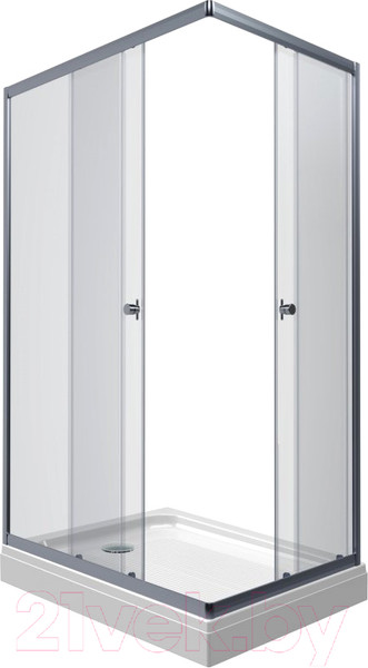 Изображение товара Душевой уголок Triton Вента 120x80 (хром, с поддоном)