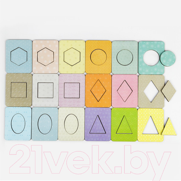 Изображение товара Развивающая игрушка Три совы Методика Сегена. Досочки №2 / РМ00007