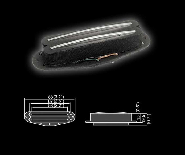 Изображение товара Звукосниматель гитарный Belcat BHS-95ANeck-BK (черный)