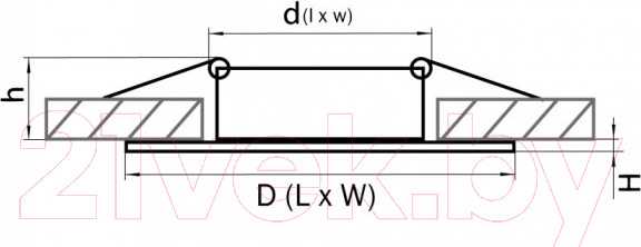 Изображение товара Точечный светильник Lightstar Banale Weng 11007
