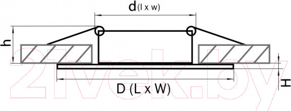 Изображение товара Точечный светильник Lightstar Banale Weng 11008
