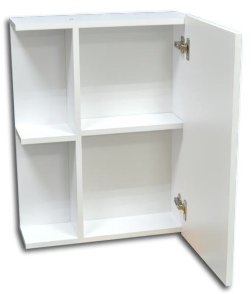 Изображение товара Шкаф с зеркалом для ванной Гамма 05т (белый)