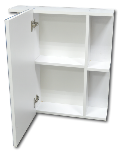 Изображение товара Шкаф с зеркалом для ванной Гамма 07т (белый)