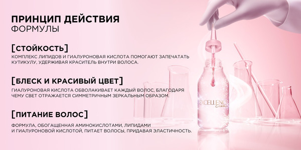 Изображение товара Крем-краска для волос L'Oreal Paris Color Excellence 600 (темно-русый)