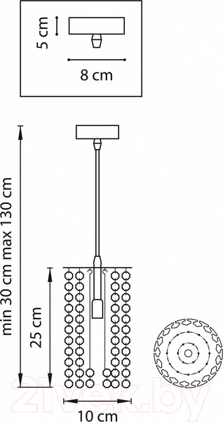 Изображение товара Потолочный светильник Lightstar Cristallo 795322