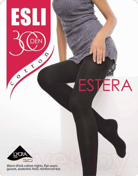 Изображение товара Колготки Esli Estera 300 (р.4, nero)