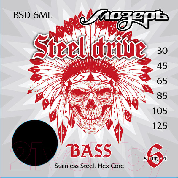 Изображение товара Струны для бас-гитары Мозеръ Steel Drive / BSD-6ML
