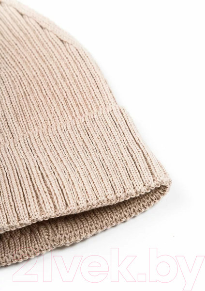 Изображение товара Шапка детская Amarobaby Pure Love Tot / AB-OD22-PLT16/03-44 (бежевый, р. 44-46)