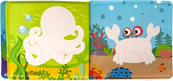 Изображение товара Игрушка для ванной Bondibon Книга для купания. Морские обитатели / ВВ5657