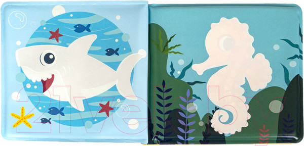 Изображение товара Игрушка для ванной Bondibon Книга для купания. Морские обитатели / ВВ5657