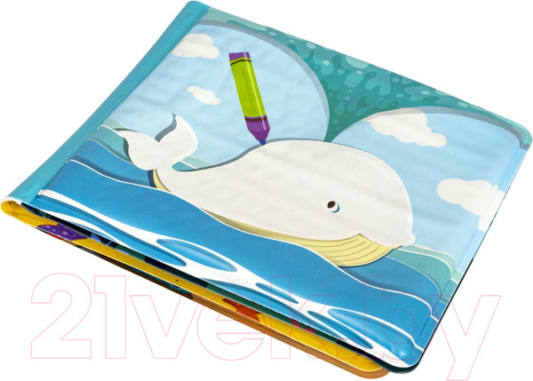 Изображение товара Игрушка для ванной Bondibon Книга для купания. Морские обитатели / ВВ5657