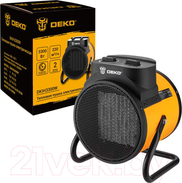 Изображение товара Тепловая пушка электрическая Deko DKIH3300W / 082-1011