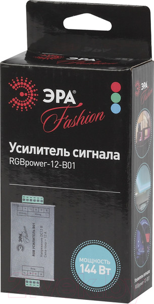 Изображение товара Усилитель сигнала для светодиодной ленты ЭРА RGBpower-12-B01 / Б0008060