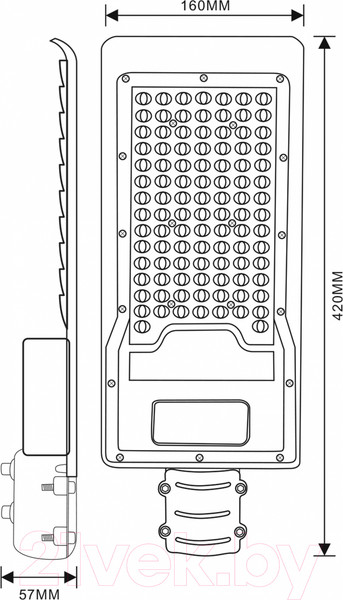 Изображение товара Светильник уличный ЭРА SPP-502-0-50K-080 / Б0051831