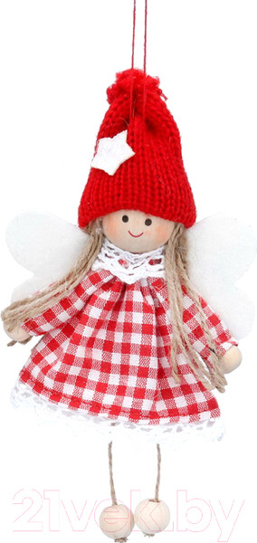 Изображение товара Елочная игрушка Gisela Graham Nordic Kitchen Фея в скандинавском платье / 17178